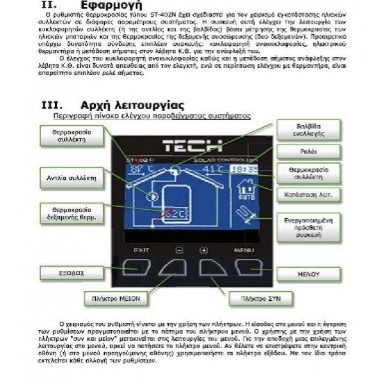 Διαφορικός θερμοστάτης TECH 402 Διαφορικός θερμοστάτης TECH 402
