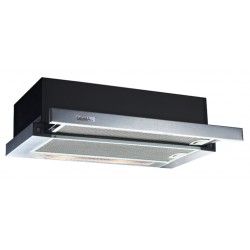 Απορροφητήρας συρόμενος Geman 2 μοτέρ 60cm Inox