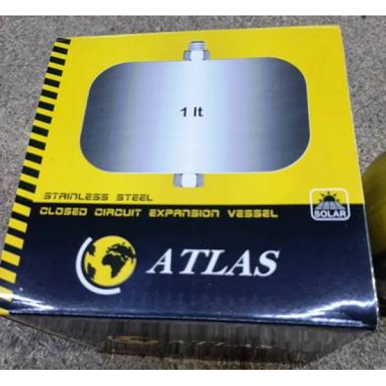 Δοχείο διαστολής  ηλιακού 1Lt  Inox  ½"