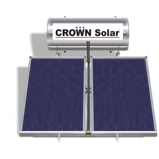 Solar L200 with 2 collectors 1.7m2 double energy roof base