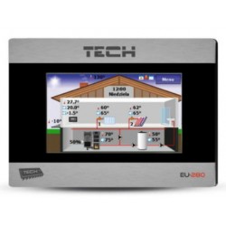 Θερμοστάτης Χώρου Ψηφιακός TECH EU-280 με έγχρωμη οθόνη αφής Θερμοστάτης Χώρου Ψηφιακός TECH EU-280 με έγχρωμη οθόνη αφής