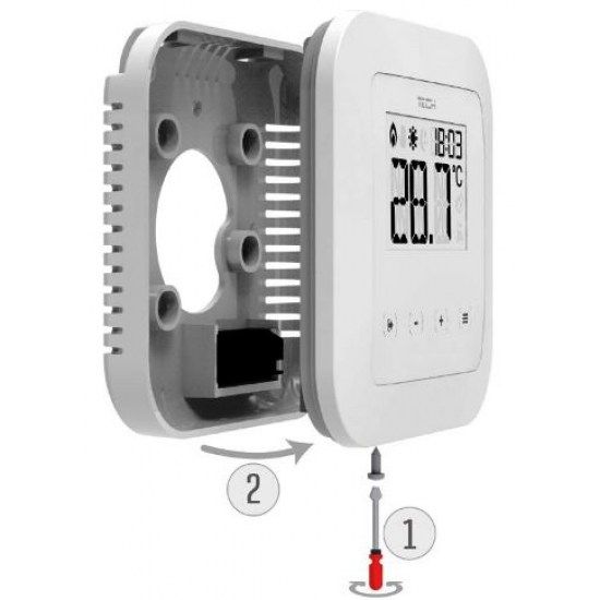 Digital room thermostat EU-295 v3 TECH white