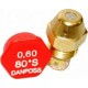 Μπεκ Καυστήρα 80°S 0,60 Danfoss