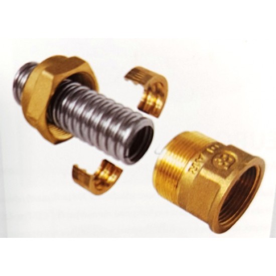 Ρακόρ  ¾” θηλυκό Χ Dn16 κωδ.4361 Brass Form