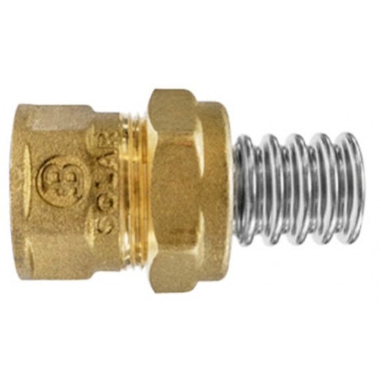 Ρακόρ  ¾” θηλυκό Χ Dn16 κωδ.4361 Brass Form