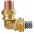 Ρακόρ γωνιακό Φ22 Χαλκό Χ Dn16 κωδ.2216 Brass Form