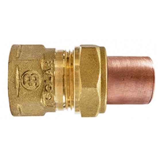 Ρακόρ Φ22 Χαλκό Χ ¾” θηλυκό  κωδ.2234 Brass Form
